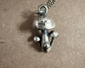 Mushroom Necklace $5.00