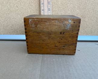 Wood Recipe Box $5.00