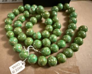 Heavy Long Stone Necklace $25.00