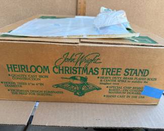 John Wright Heirloom Christmas Tree Stand $25.00