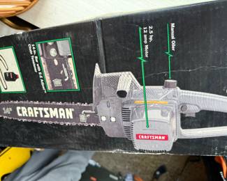 Craftsman Chain Saw, New, Box is Rough $35.00
