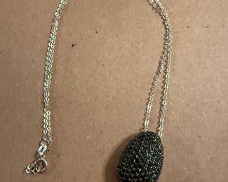 Sterling Silver Spinel Pendant Necklace $28.00