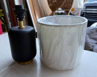 Black and Brass Lamp $15.00