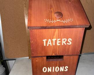 Taters and Onions Bin $15.00