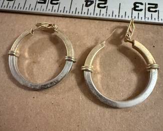 Costume Hoop Earrings $4.00