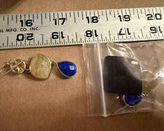 Sterling Silver 3 Stone Drop Earrings $14.00