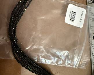 Black Beaded Multi Strand Bracelet $9.00