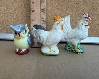 2 Chickens and an Owl $6.00