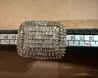 Size 6.5 Large Ring Sterling Silver $24.00