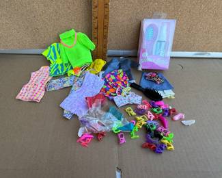 All Barbie Shoes and Clothing $10.00
