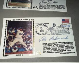 Fernando Valenzuela Autograph First Day Cover $80.00