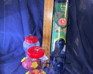 3 Bird Feeders $9.00