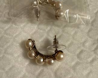 Faux Pearl Earrings $8.00