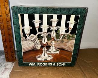 Rogers and Sons Candelabra $35.00