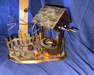 Metal Wishing Well Music Box $6.00