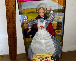 Civil Ware Nurse Barbie $6.00