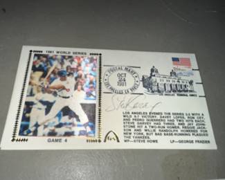 Steve Garvey Autographed First Day Cover $12.00
