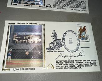 Ferguson Jenkins Autograph First Day Cover $8.00