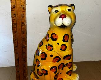 Cheetah Cookie Jar $15.00
