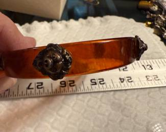  Bakelite Bracelet with Copper Accents, One is missing $10.00