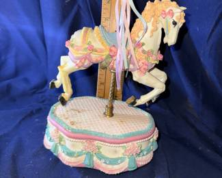 Carousel Horse Music Box $5.00