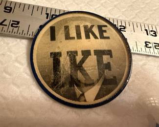 I Like Ike Button Changing $5.00