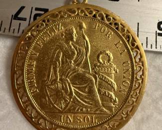 Coin Pendant Costume $4.00