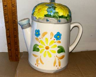 Flower Watering Can Cookie Jar $8.00
