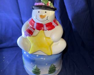 Four Star Snowman Cookie Jar $10.00