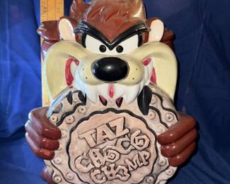 Taz Cookie Jar $10.00, Has Rim Chip See Photo
