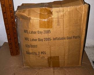 NFL Labor Day Inflatable Goal Posts $25.00