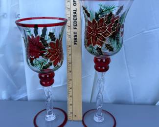 Both Holiday Candle Holders $9.00