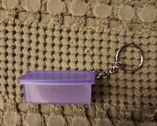 Mini Tupperware Keychain $5.00