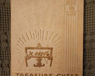 1938 Treasure Chest Yearbook $8.00