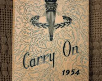 Carry On 1954 Yearbook $8.00