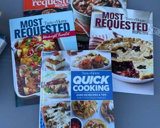 5 Cookbooks $10.00