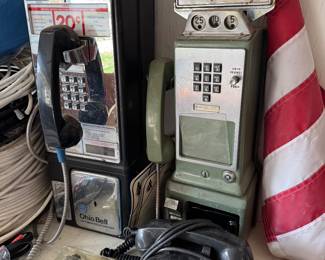 Vintage payphones