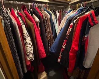 Men’s and women’s clothing, hats, and shoes