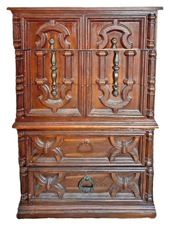 5Drawer Wooden Dresser Bureau