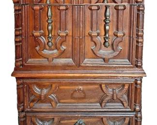 5Drawer Wooden Dresser Bureau