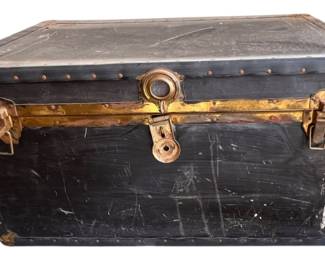 Vintage Travel Steamer Trunk