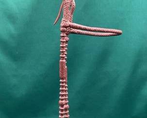 520  Rawhide braided head stall 