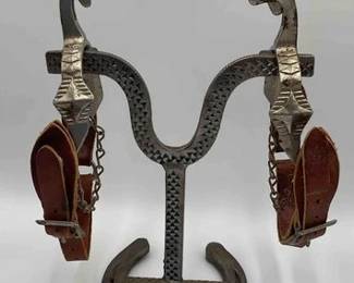 81 2 Pair of spurs 1 Adult size North Judd Anchor Brand spurs and 1 Pair kid size