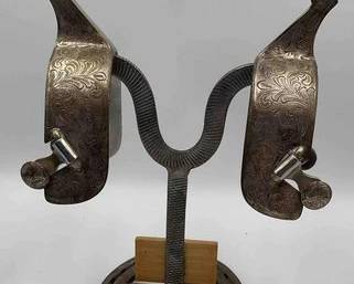 66  Sterling silver show spurs 