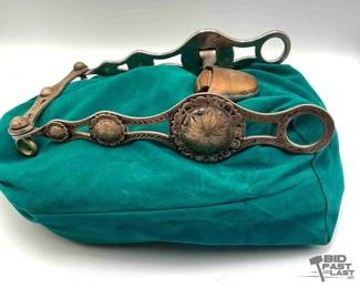 230  Las cruces style silver show bit 