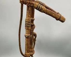 538 Rawhide braided headstall