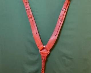 630 Two leather Breast collars