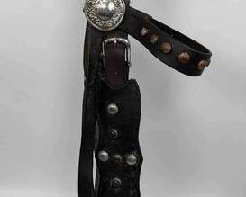 517 Antique studded western head stall