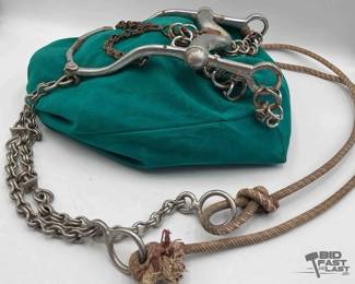 310  Vintage western style curb bit 