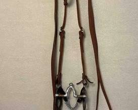 452 Western bridle with FlaridaHobbs correctional bit